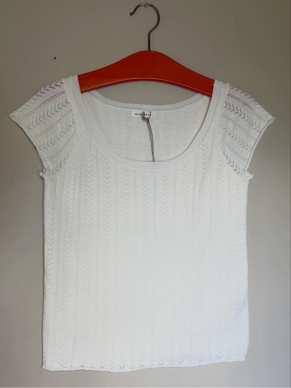 Neuflora • Ivory Halle Top • S • BNWT • Cotton & Cashmere - Picture 2 of 7